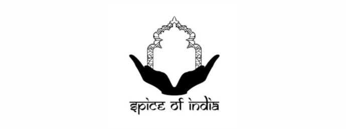 B&amp;W Logo Spice of India