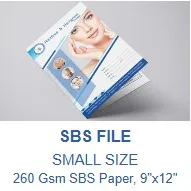SBS File (Gloss Lamination, Small Size) Multicolor Outer Side + Black Color Inner Side