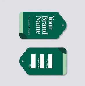 Garments Tags | Both Side Printing + Single Side UV